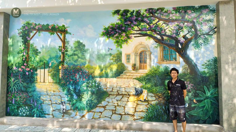 Dịch vụ vẽ tranh tường đẹp